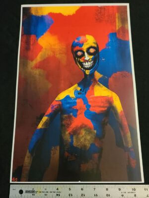 Poster: Primary Color Man Sees You