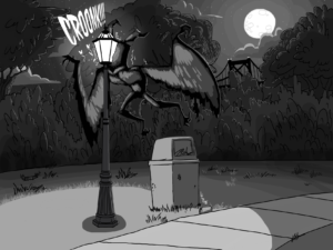 Cryptid trio Posters: Mothman, Bigfoot, Nessie